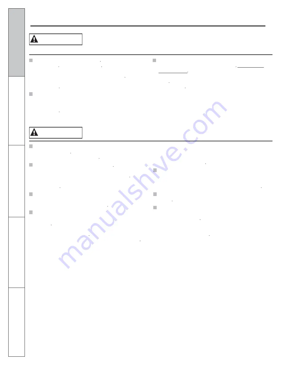 GE JCB530 Owner'S Manual Download Page 4