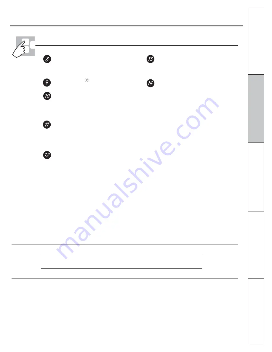 GE JCB630 Owner'S Manual Download Page 11