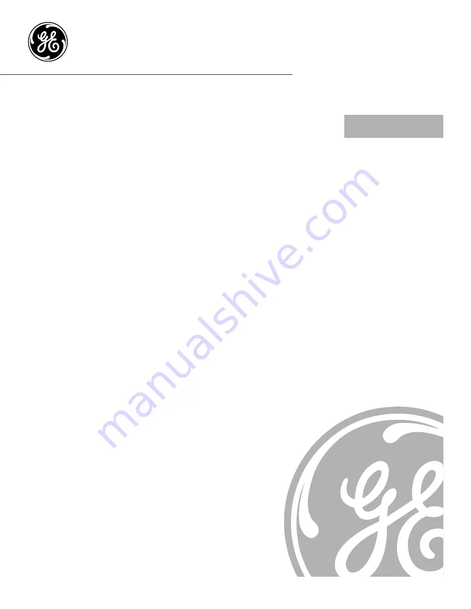 GE JCBP65 Owner'S Manual And Installation Instructions Download Page 1