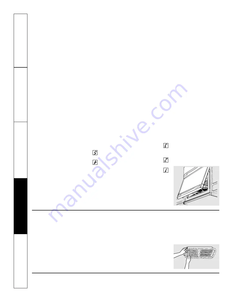 GE JCBP65 Owner'S Manual And Installation Instructions Download Page 68