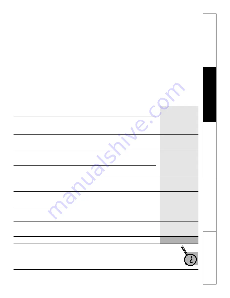 GE JCBS55 Owner'S Manual And Installation Instructions Download Page 45