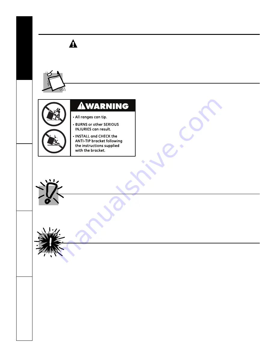 GE JCS905 Owner'S Manual Download Page 2