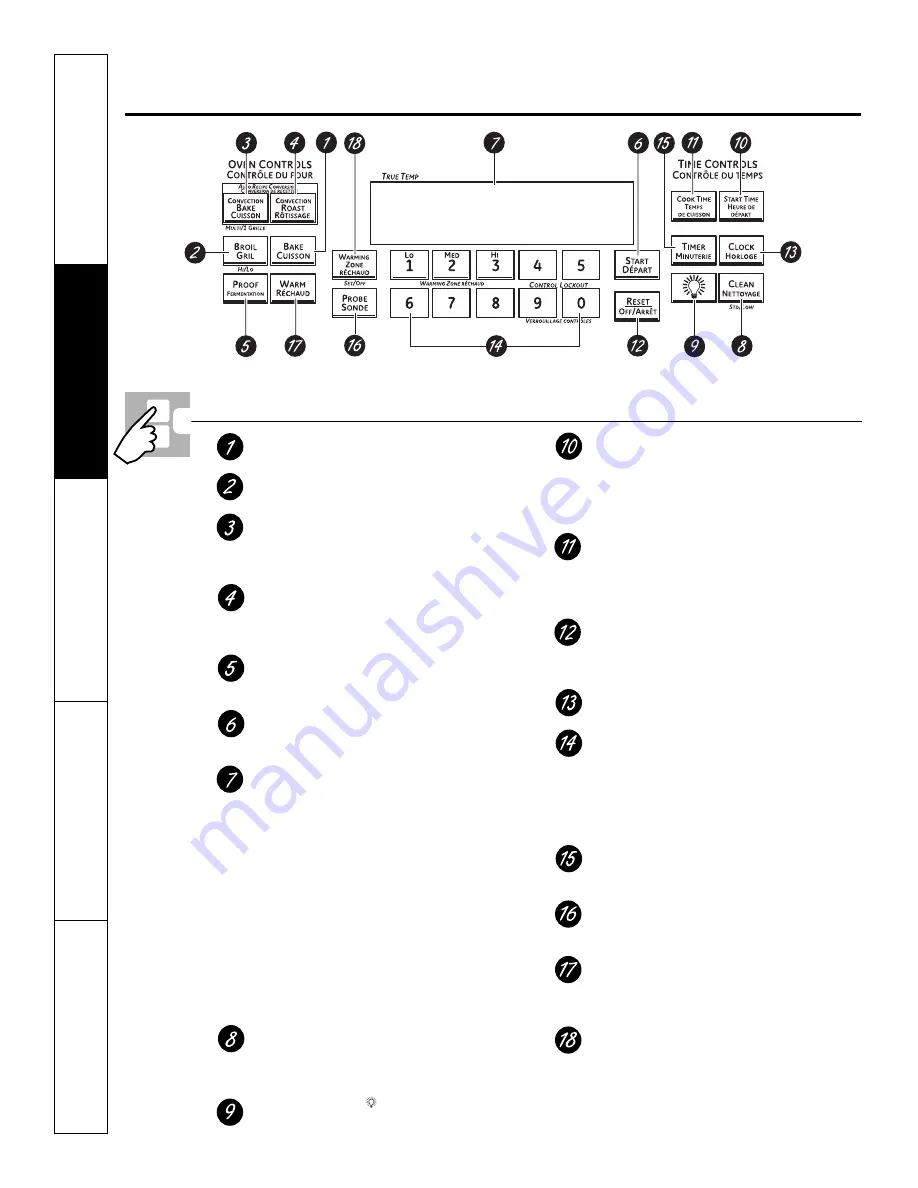 GE JCS968 Owner'S Manual Download Page 58