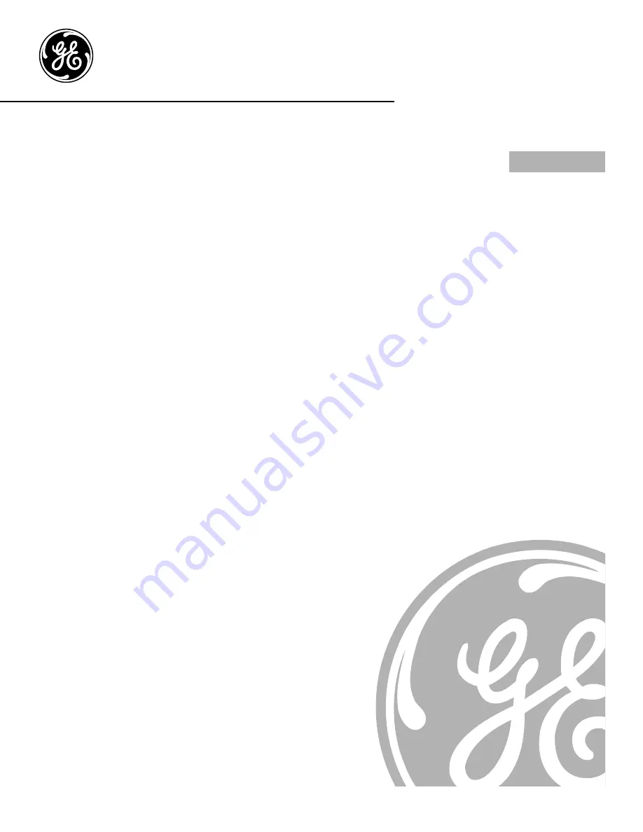 GE JCSP42 Owner'S Manual Download Page 1