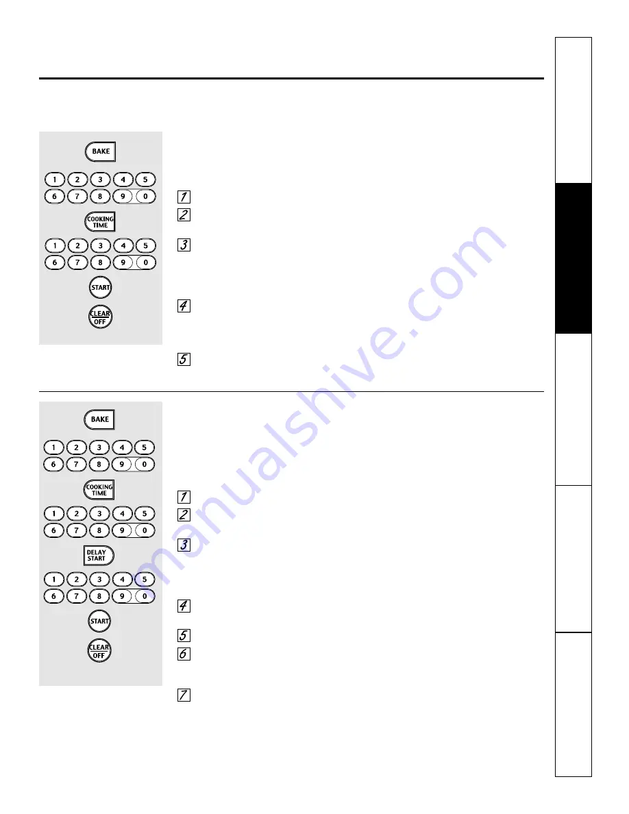 GE JD966 Owner'S Manual Download Page 17