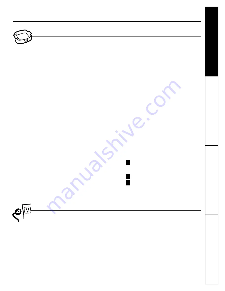 GE JE1160 Owner'S Manual Download Page 5