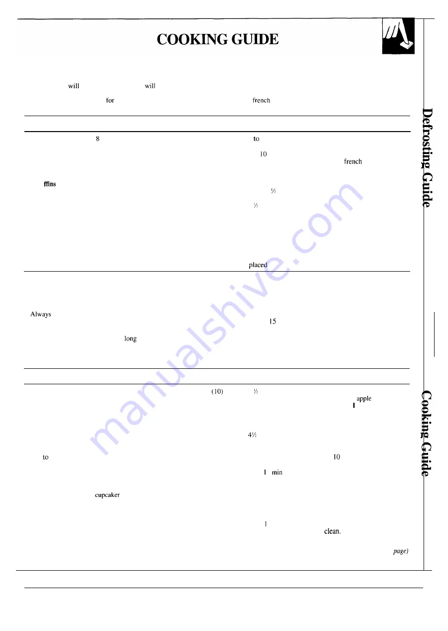 GE JE1223L Use And Care Manual Download Page 17