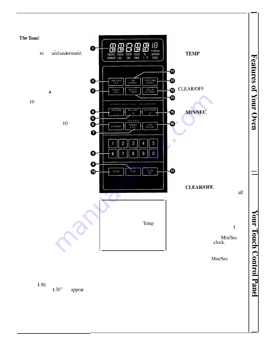 GE JE1455K Use And Care & Cooking Manual Download Page 7