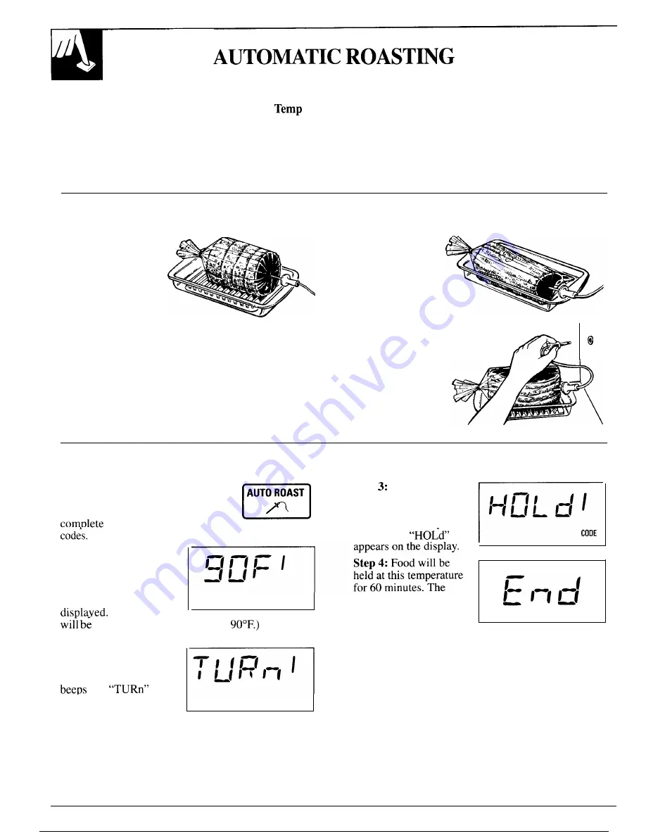 GE JE1468L Use And Care & Cooking Manual Download Page 16