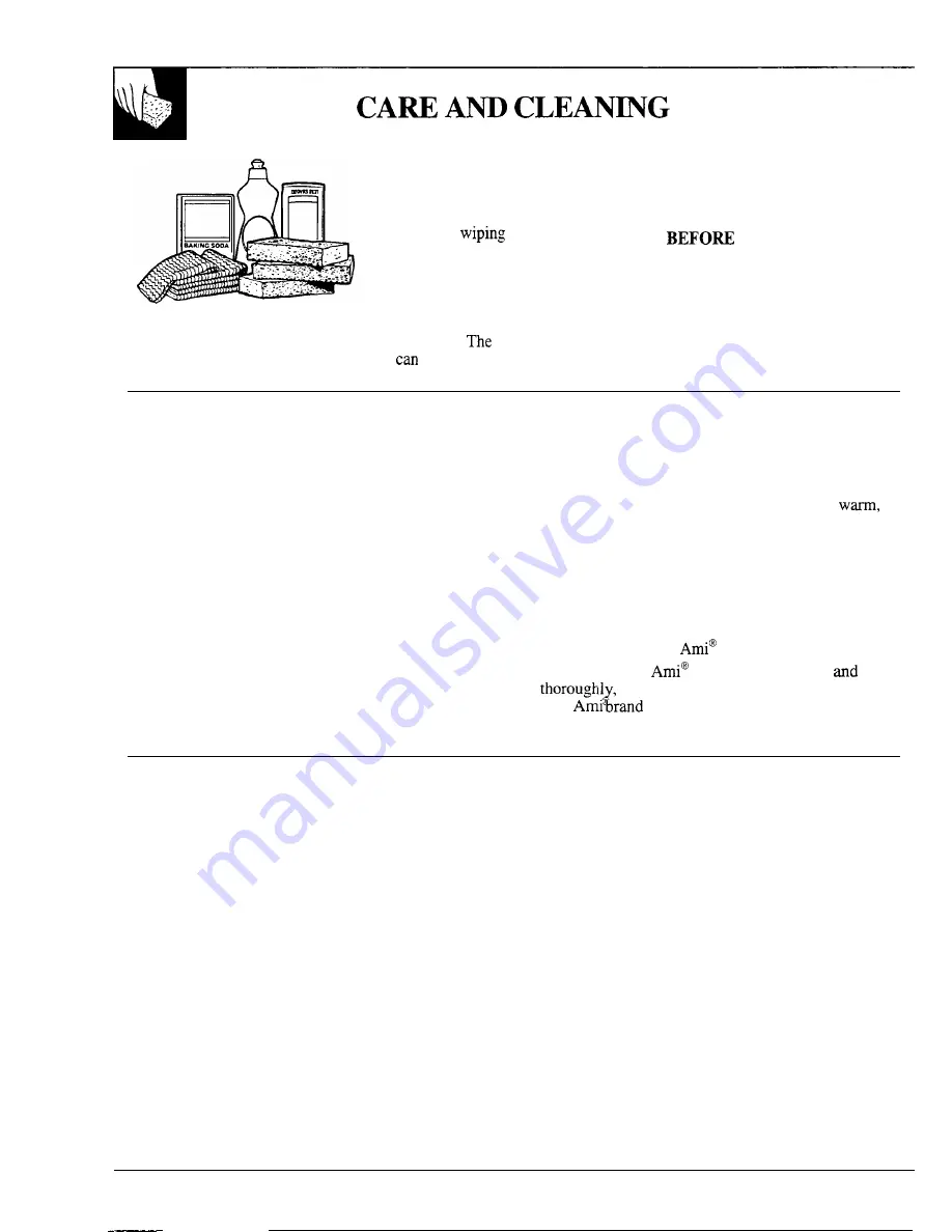 GE JE48A Use & Care & Cooking Manual Download Page 16