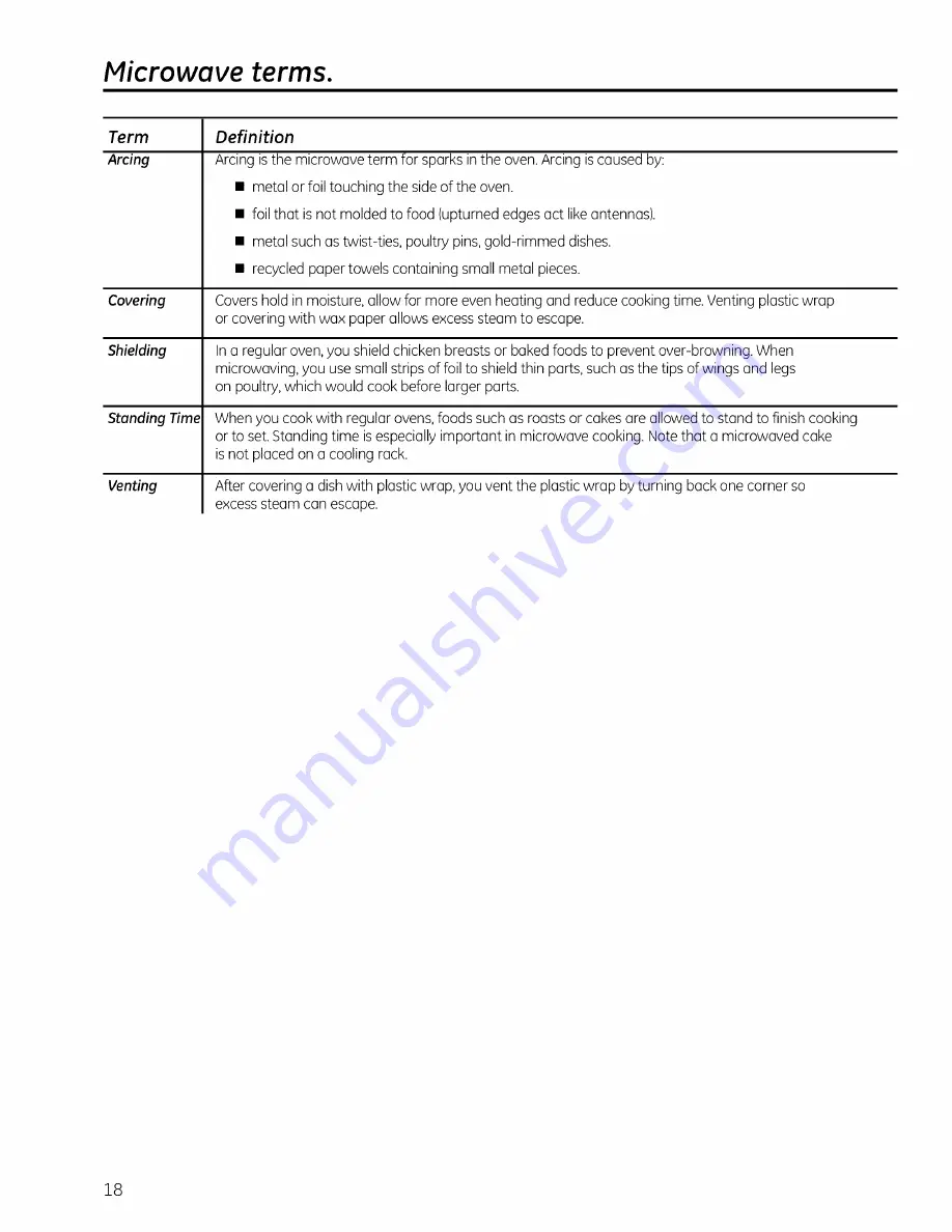 GE JES1139 Owner'S Manual Download Page 114