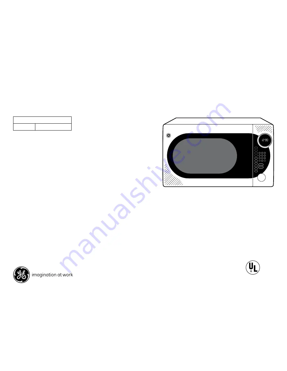 GE JES1290SK Dimensions And Installation Information Download Page 1