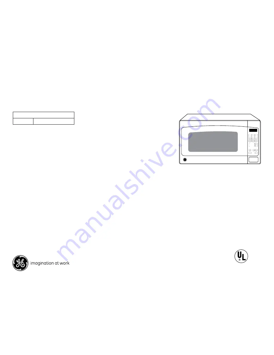 GE JES2051DN Dimensions And Installation Information Download Page 1