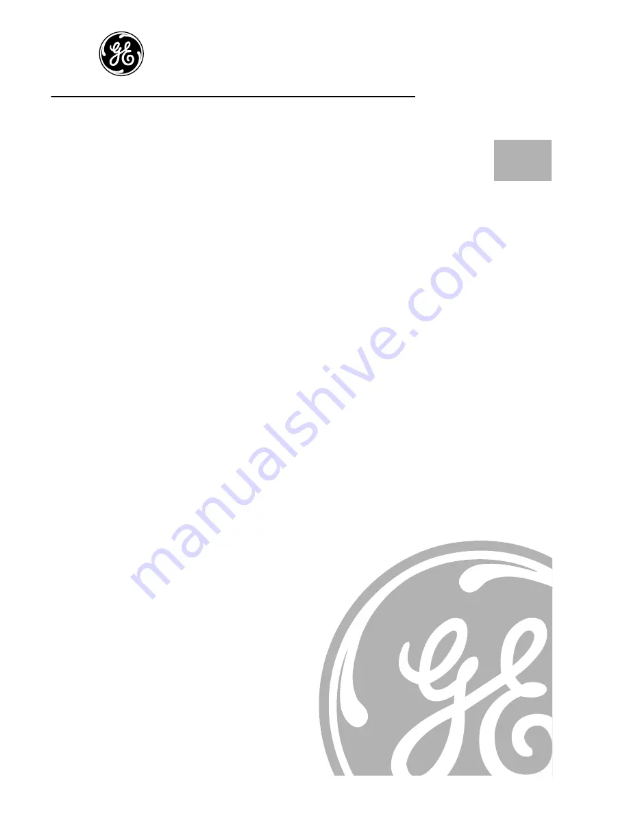 GE JES639 Owner'S Manual Download Page 1