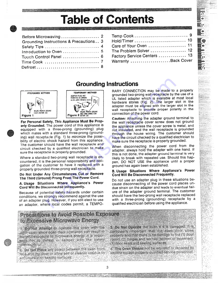 GE JET107 Instruction Manual Download Page 3