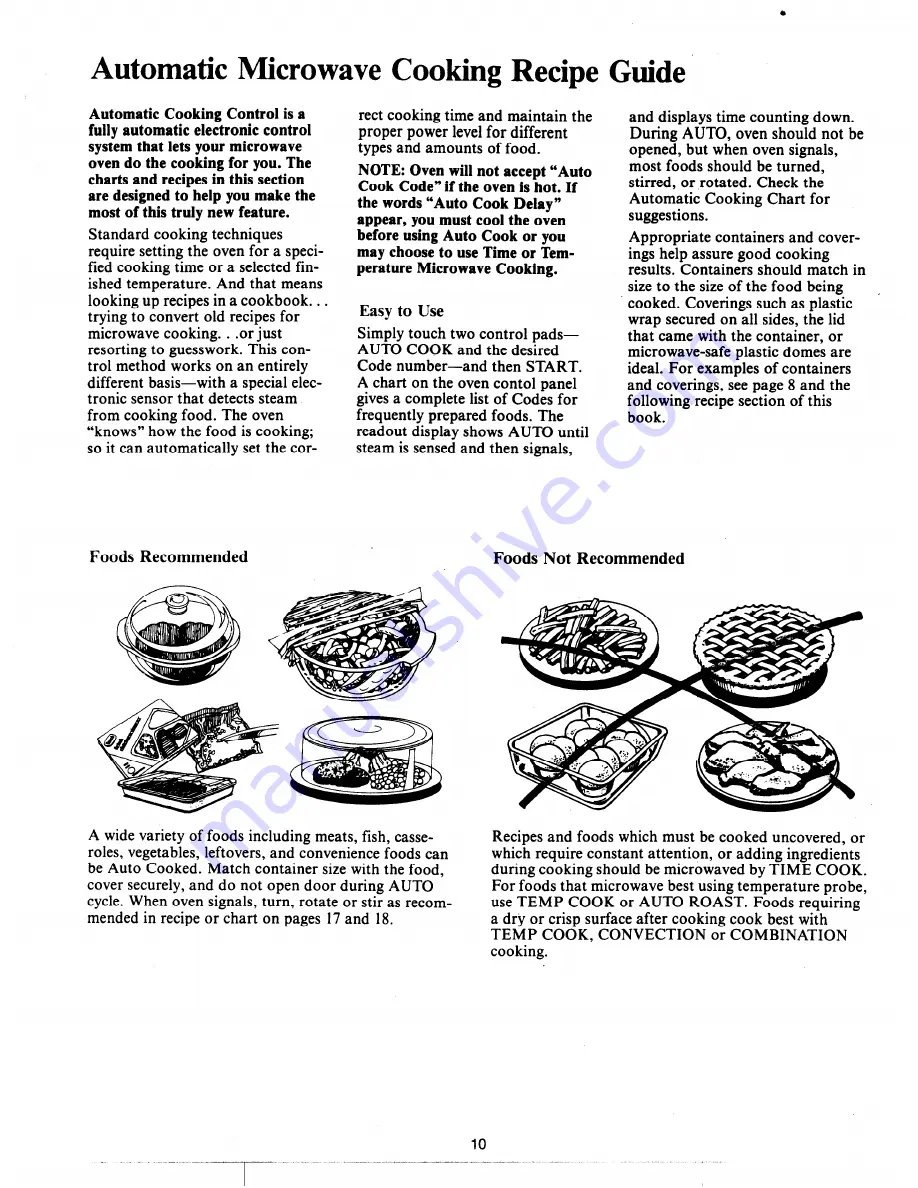 GE JET340D Use And Care Manual Download Page 9