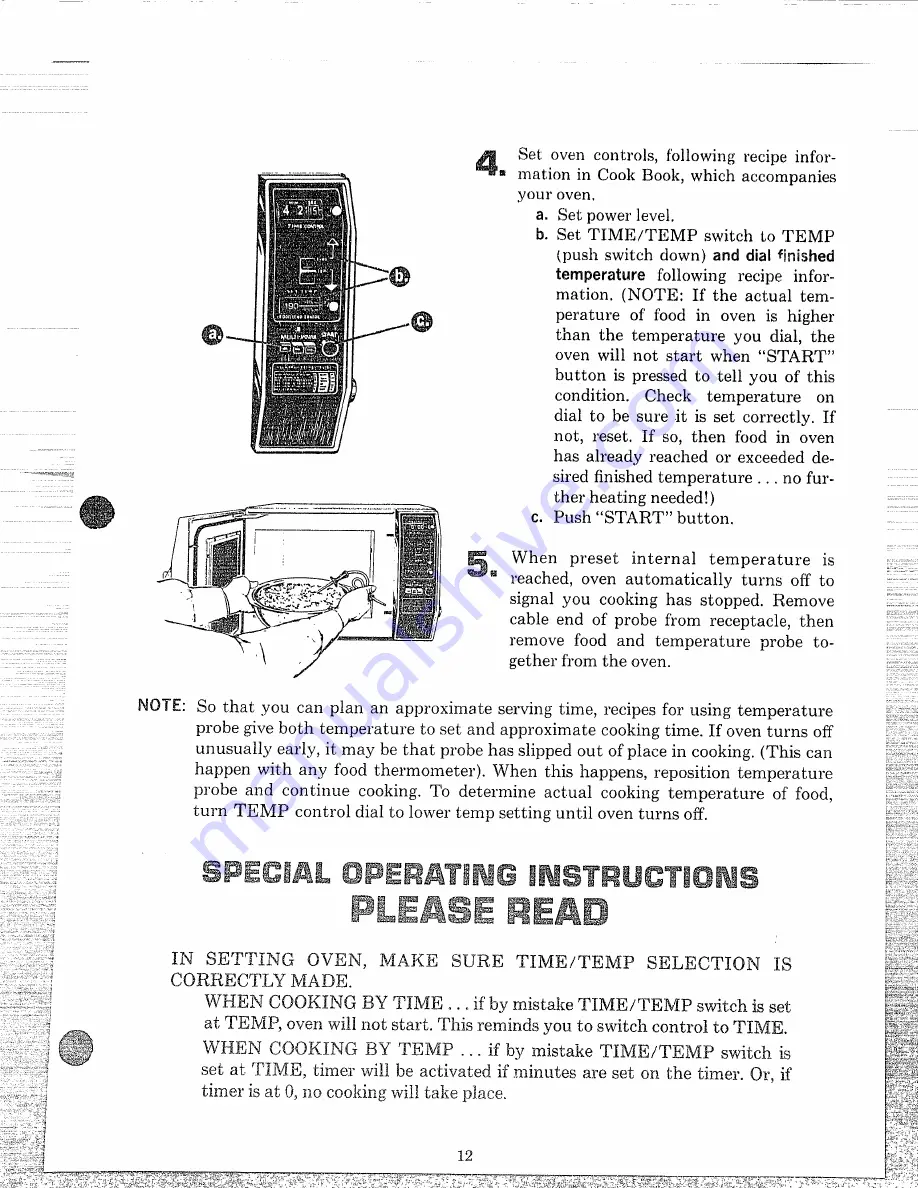 GE JET86 Use And Care Book Manual Download Page 13