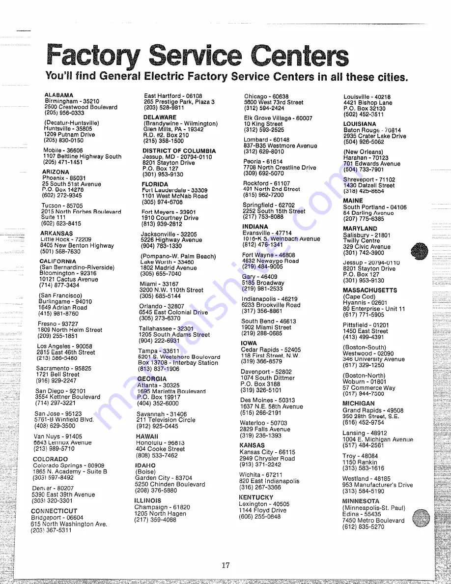 GE JET86 Use And Care Book Manual Download Page 18