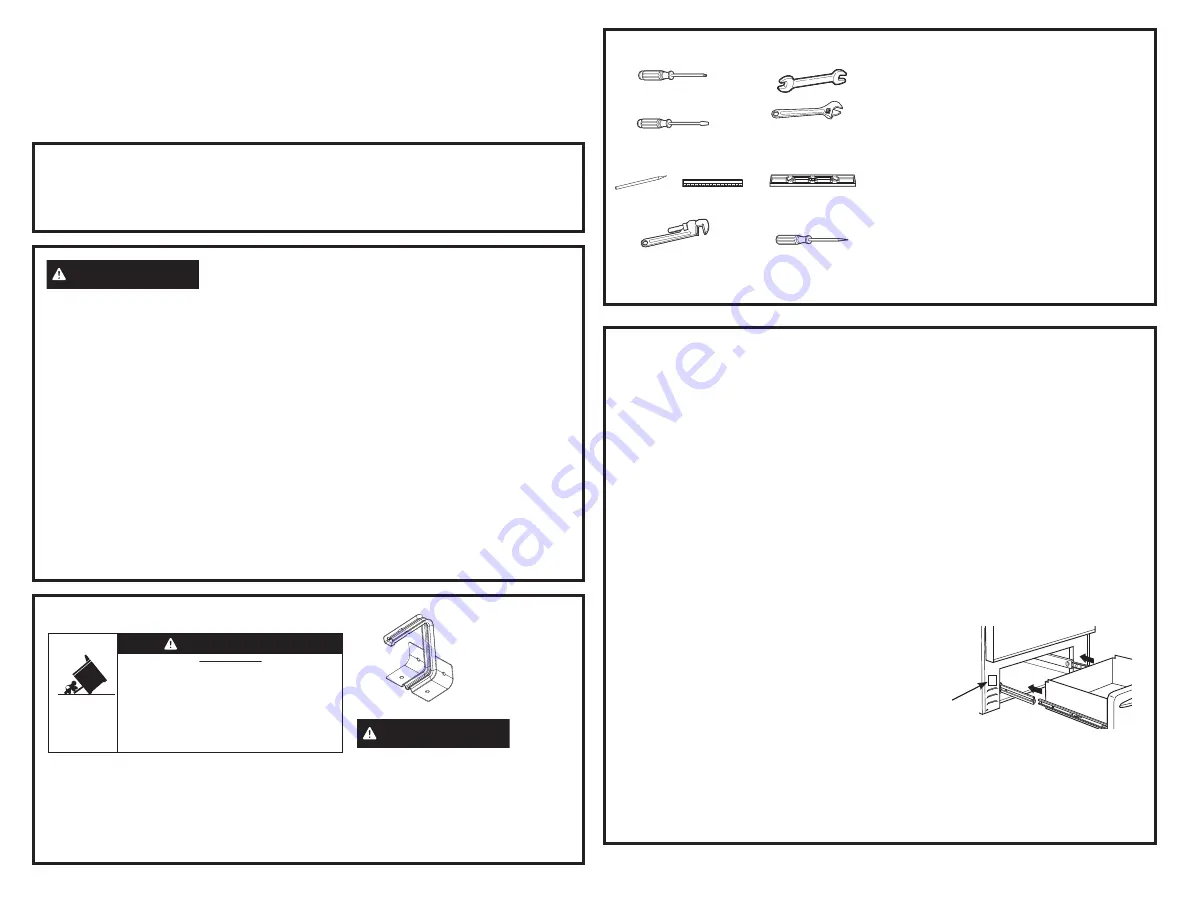 GE JGAS640RMSS Installation Instructions Manual Download Page 5