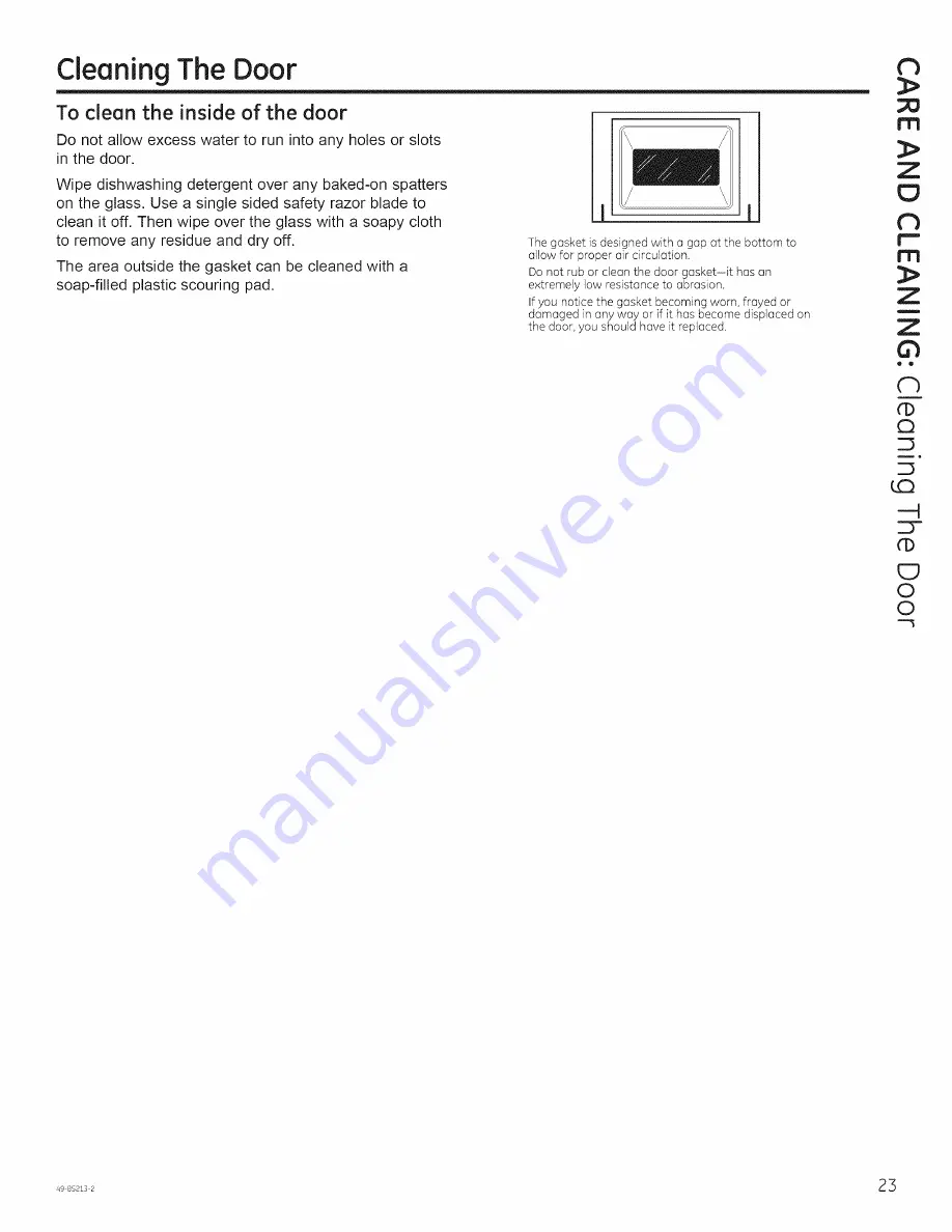 GE JGB850DEF1BB Owner'S Manual Download Page 23