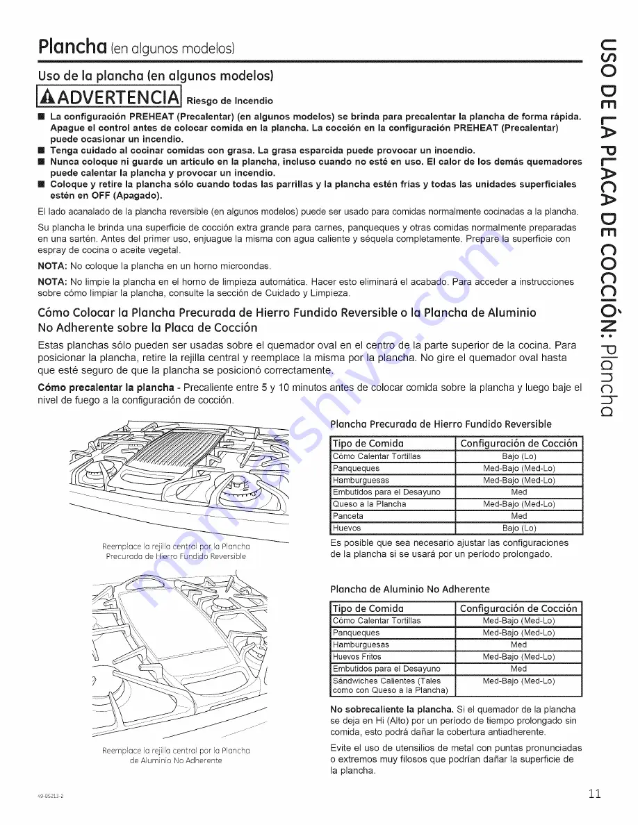 GE JGB850DEF1BB Owner'S Manual Download Page 39