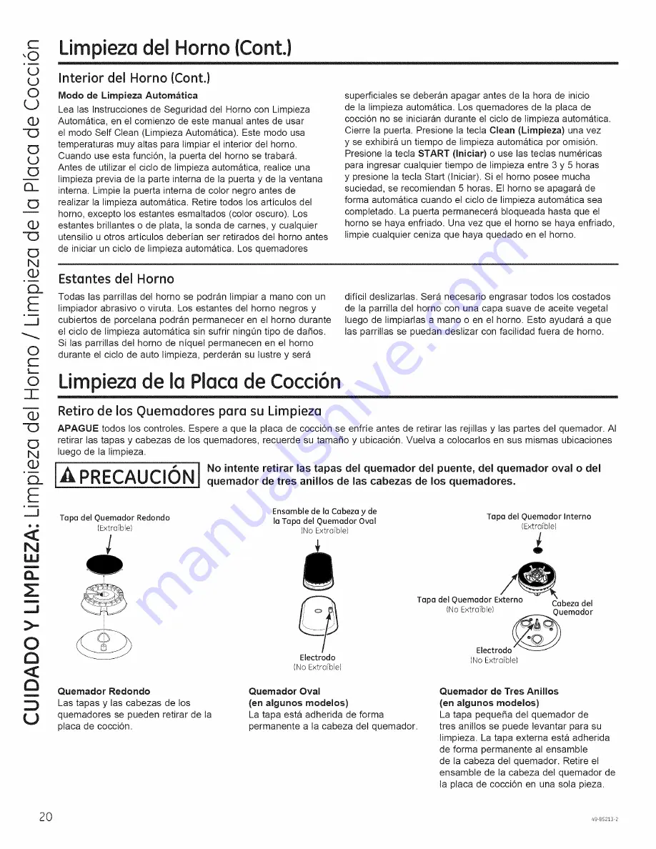 GE JGB850DEF1BB Owner'S Manual Download Page 48