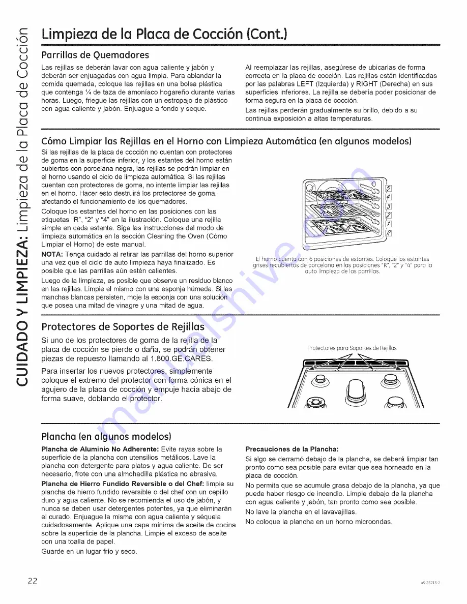 GE JGB850DEF1BB Owner'S Manual Download Page 50