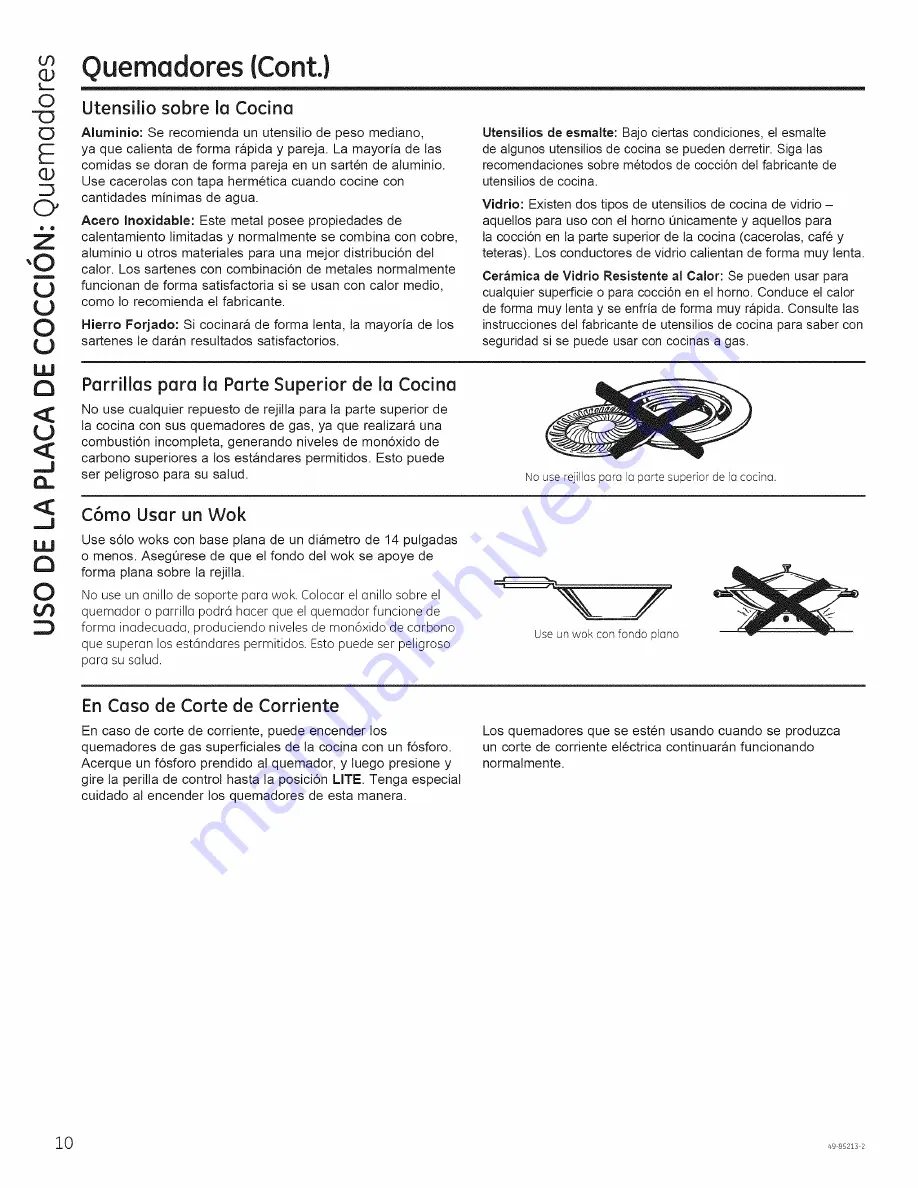 GE JGB850DEF1BB Owner'S Manual Download Page 94