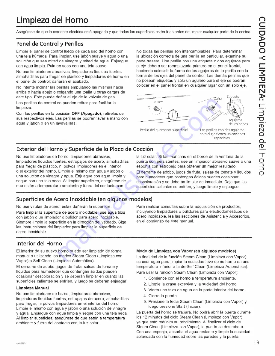 GE JGB850DEF1BB Owner'S Manual Download Page 103