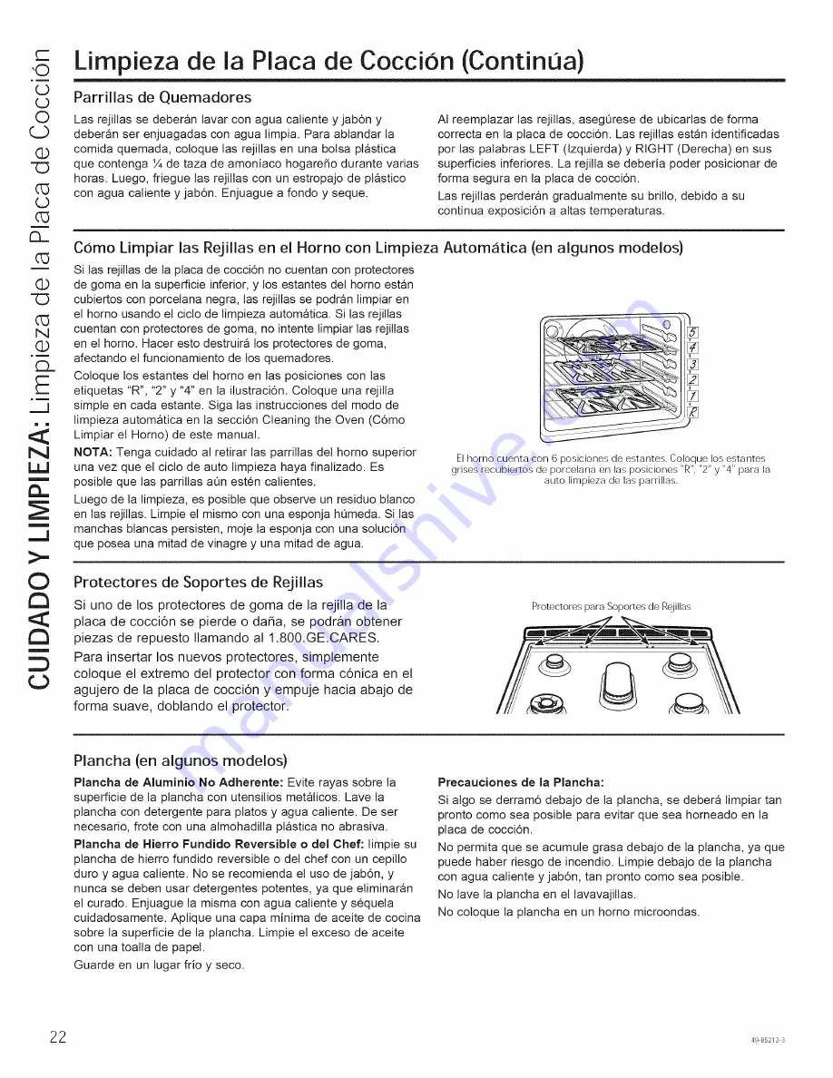 GE JGB850DEF1WW Owner'S Manual Download Page 50