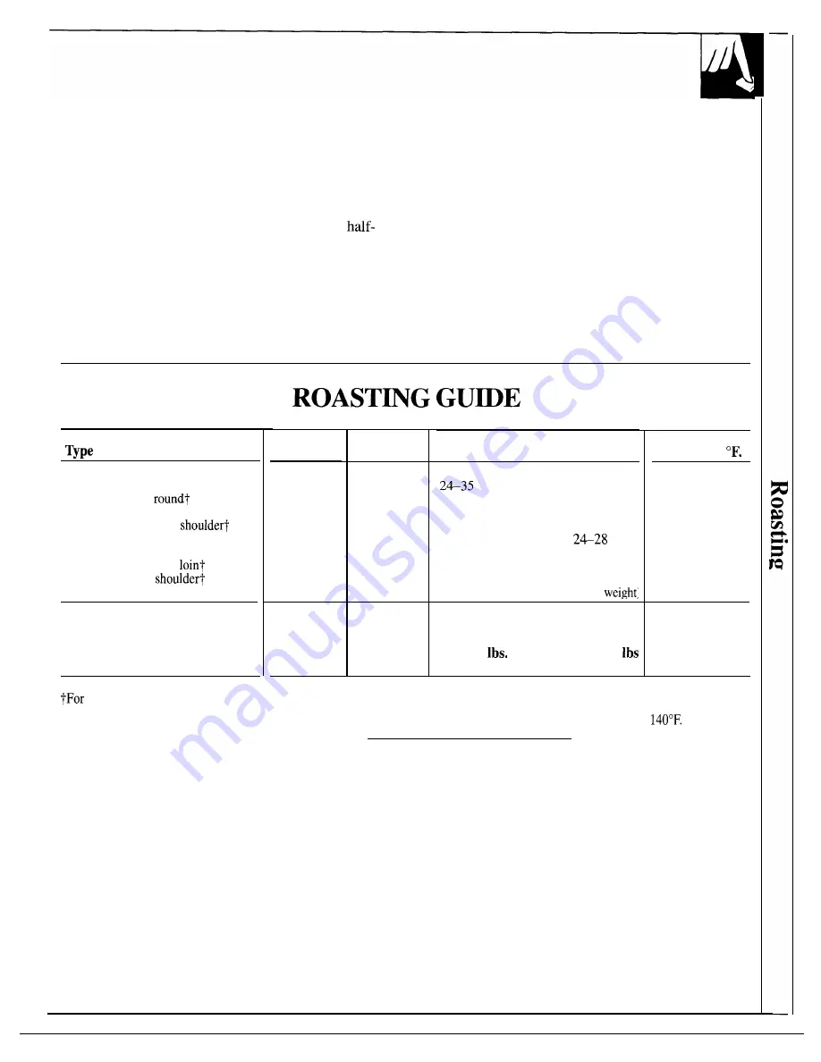 GE JGBP26GEN Use And Care & Installation Manual Download Page 19