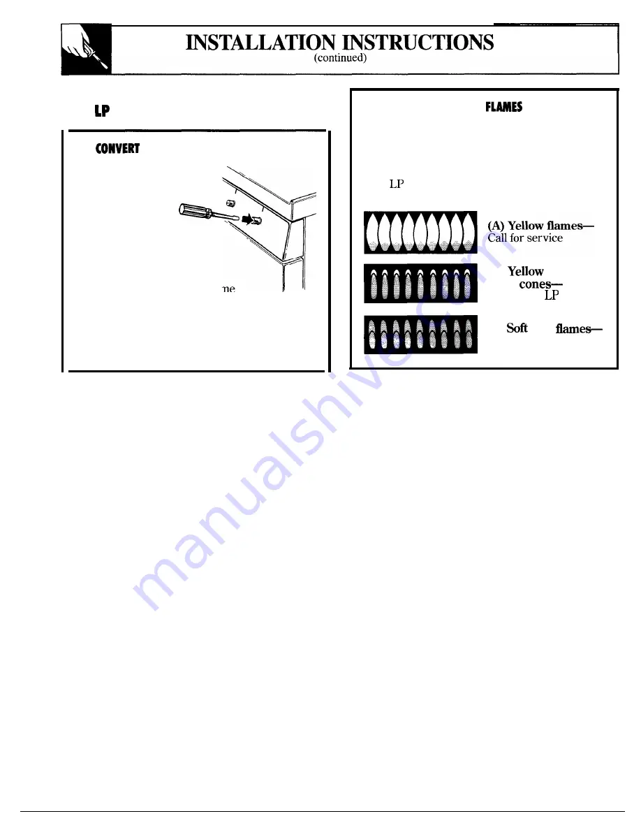 GE JGBP26GEN Use And Care & Installation Manual Download Page 48