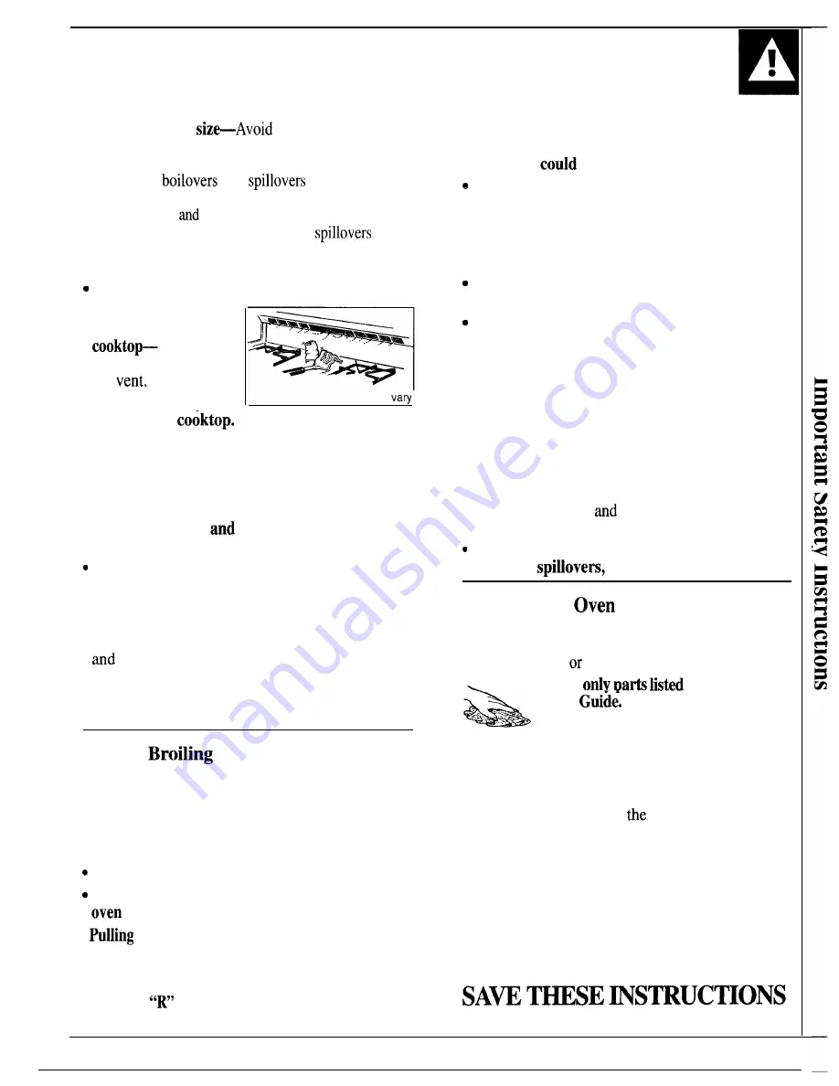 GE JGBP31GEP Use And Care & Installation Manual Download Page 5