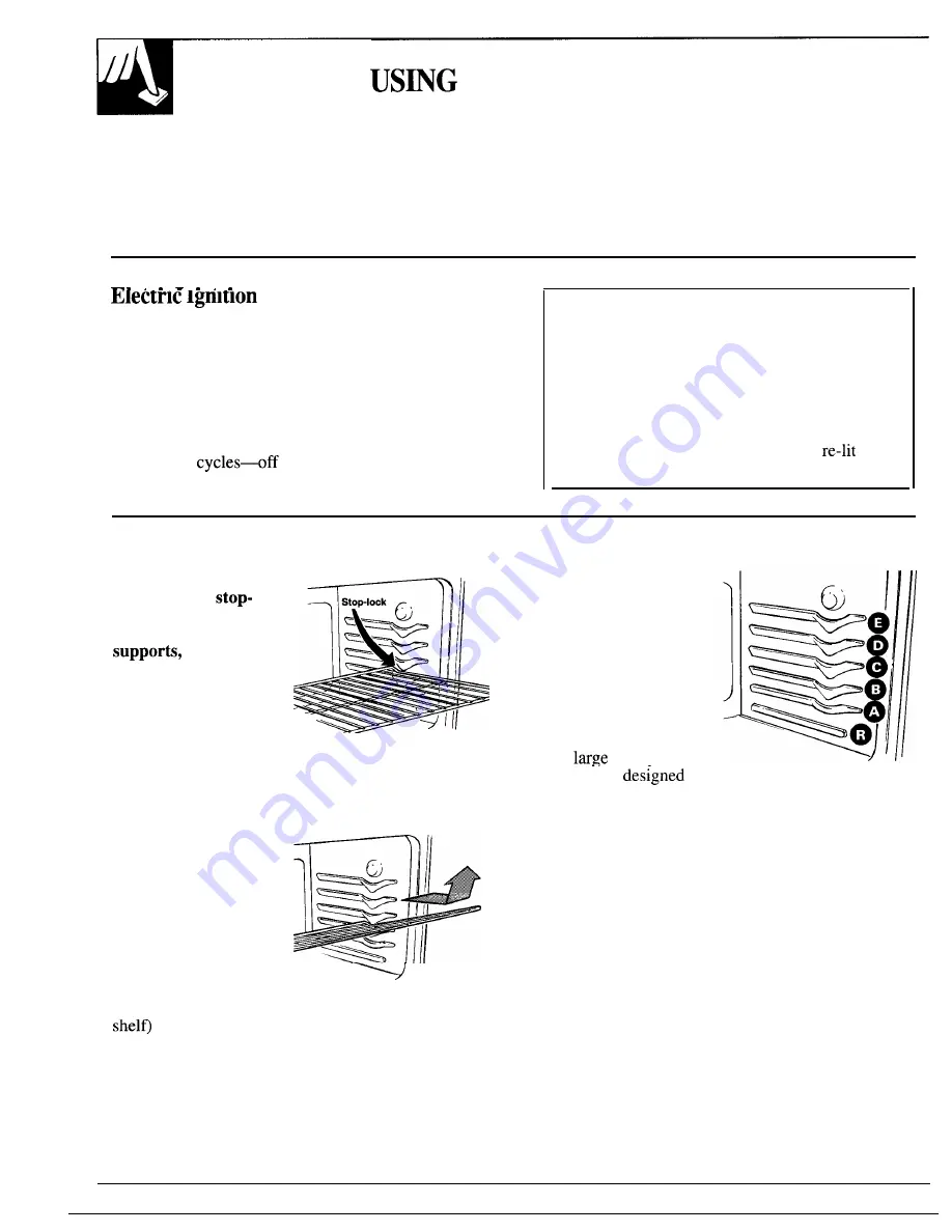 GE JGBP31GEP Use And Care & Installation Manual Download Page 12