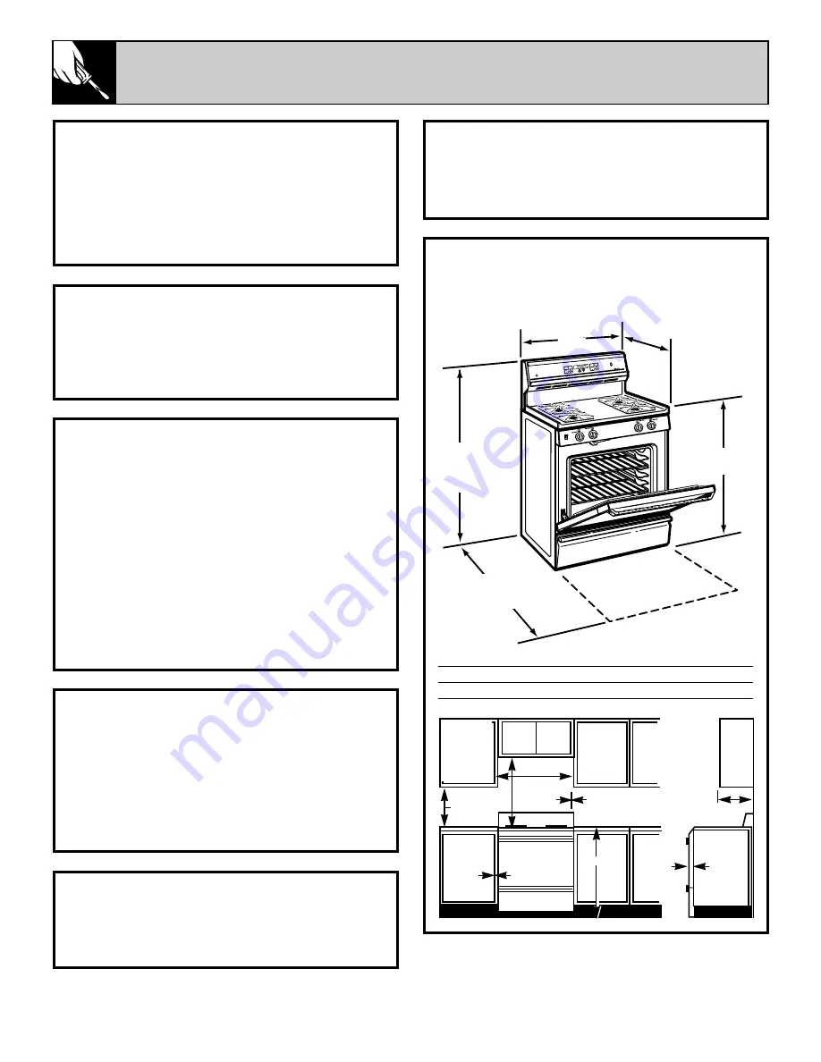 GE JGBP34 Use And Care & Installation Manual Download Page 34