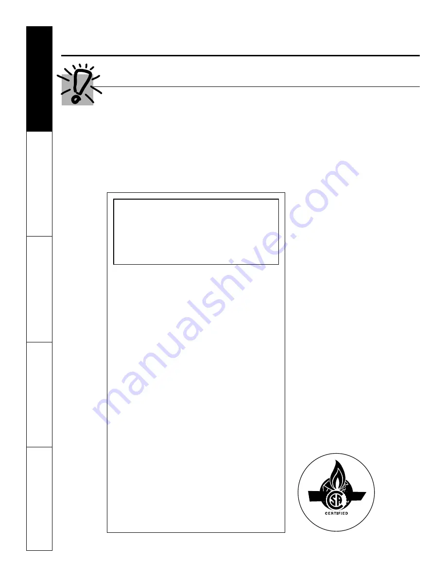 GE JGP326 Owner'S Manual Download Page 18