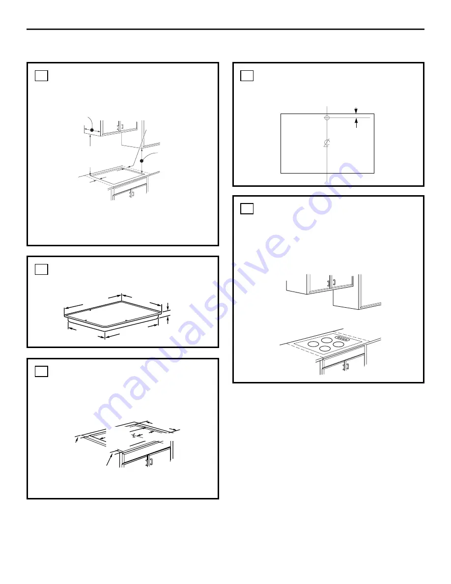 GE JGP628 Installation Instructions Manual Download Page 4