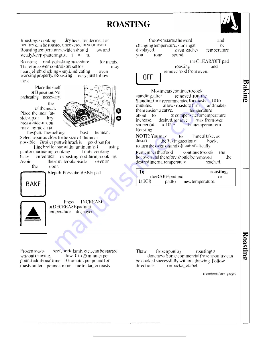 GE JGSP30GER Use And Care Manual Download Page 17