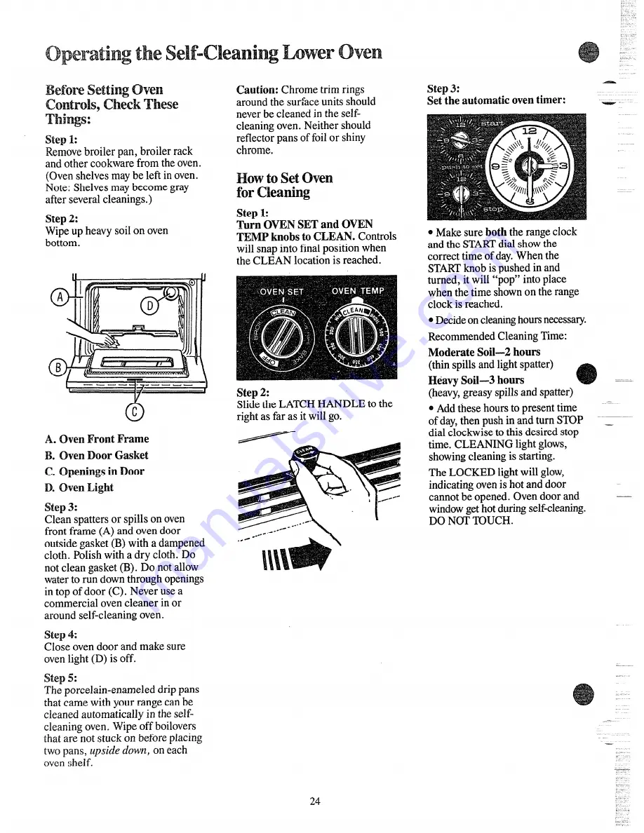 GE JHP63V Manual Download Page 24