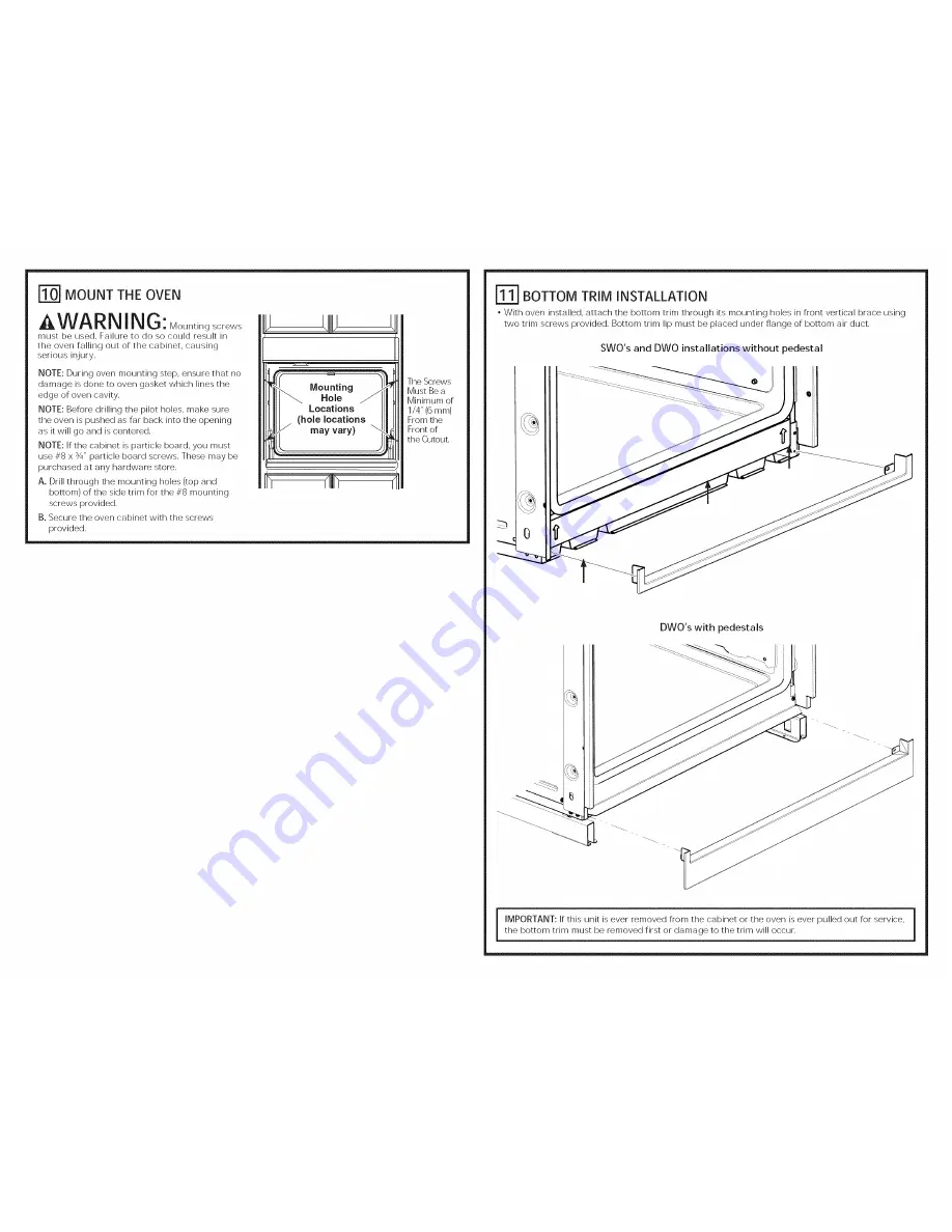 GE JK1000DF3BB Installation Instructions Manual Download Page 7