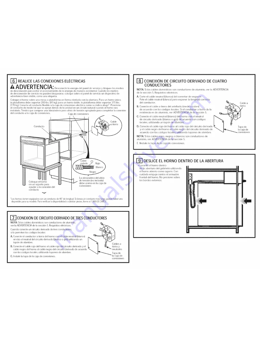 GE JK1000DF3BB Installation Instructions Manual Download Page 14