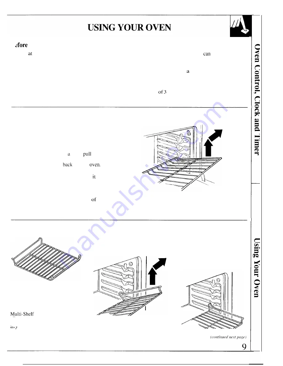 GE JKP18 Series Use And Care Manual Download Page 9