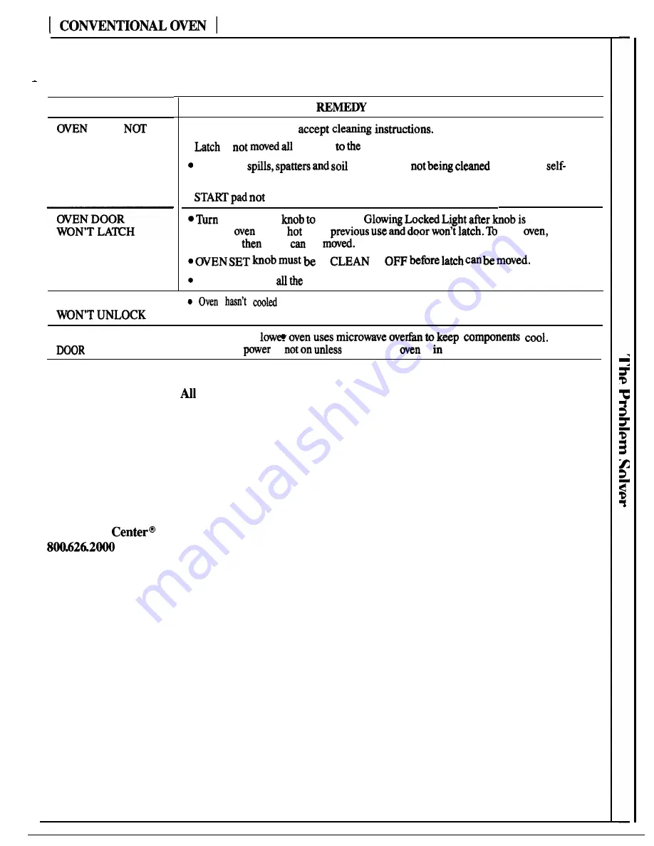 GE JKP62G Use And Care Manual Download Page 33