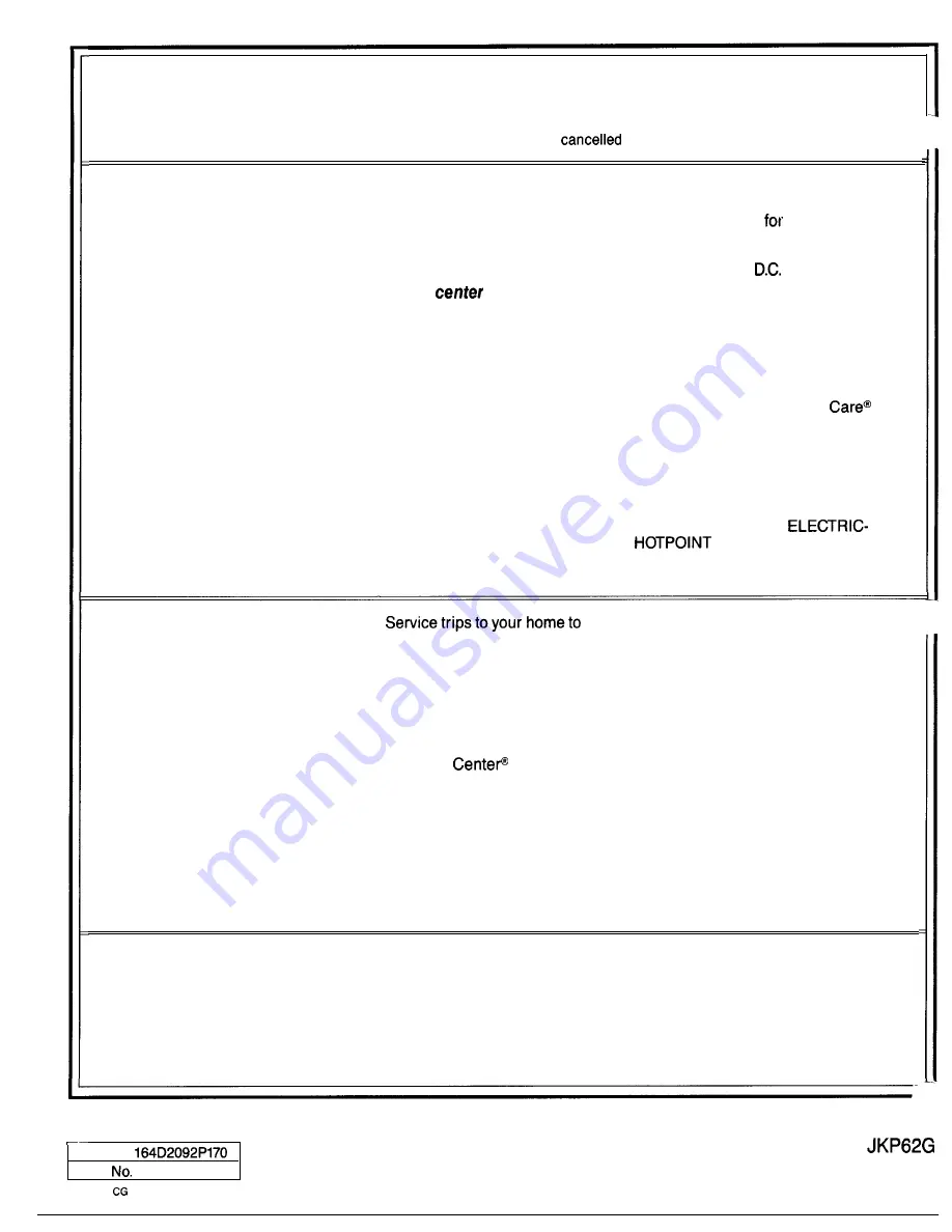 GE JKP62G Use And Care Manual Download Page 36