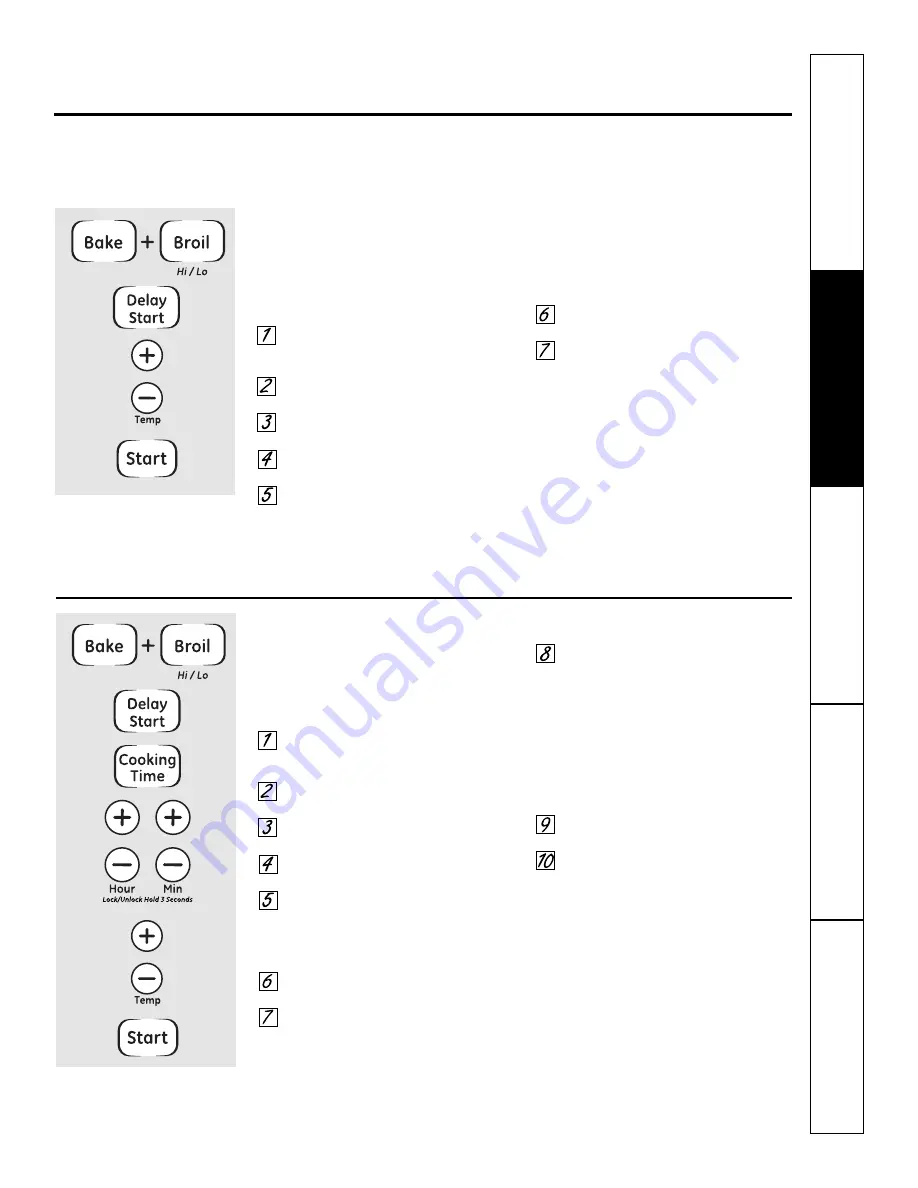 GE JKS10 Owner'S Manual Download Page 13