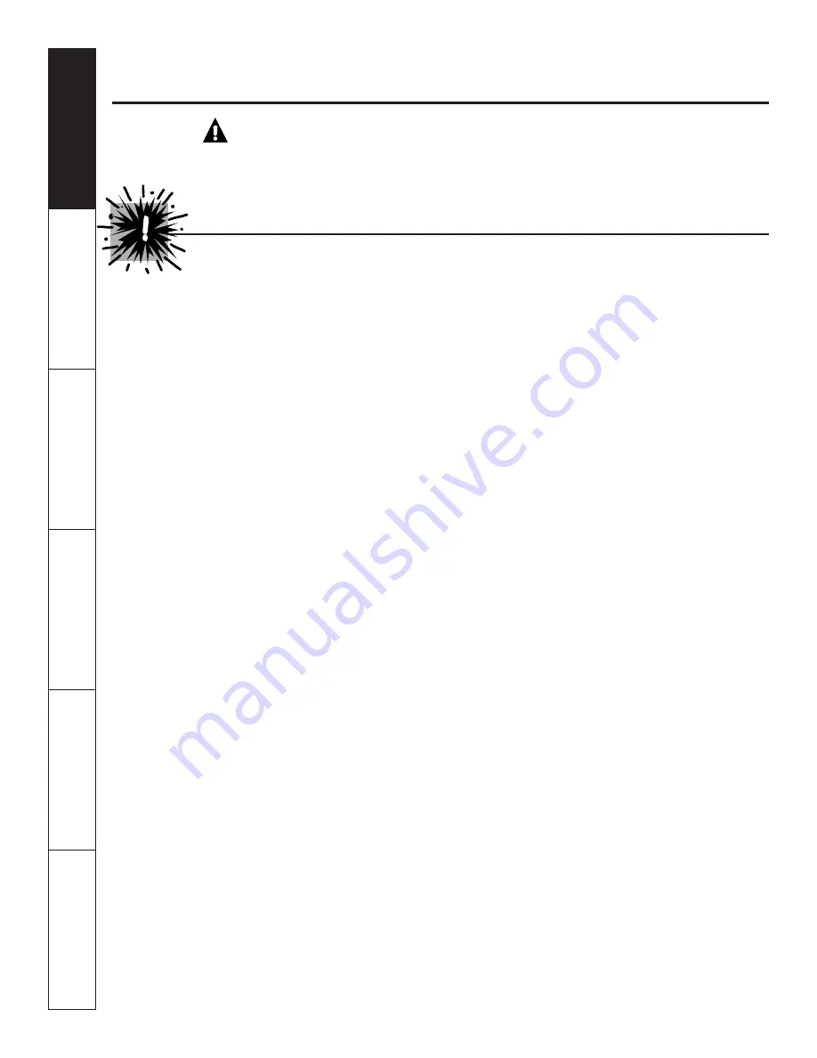 GE JP200 Owner'S Manual & Installation Instructions Download Page 18