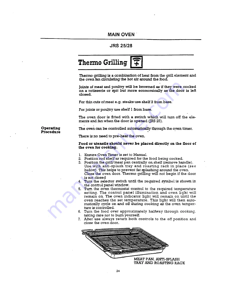 GE JRS25 Technical & Service Manual Download Page 25