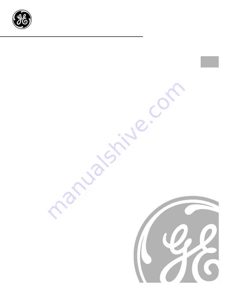 GE JS998 Series Owner'S Manual Download Page 1