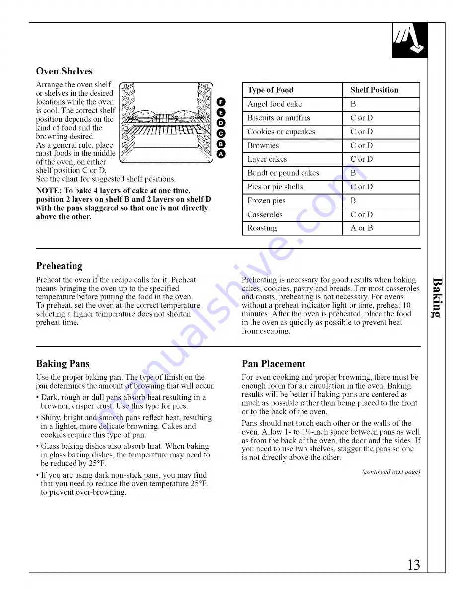 GE JTP15 Use And Care Manual Download Page 13