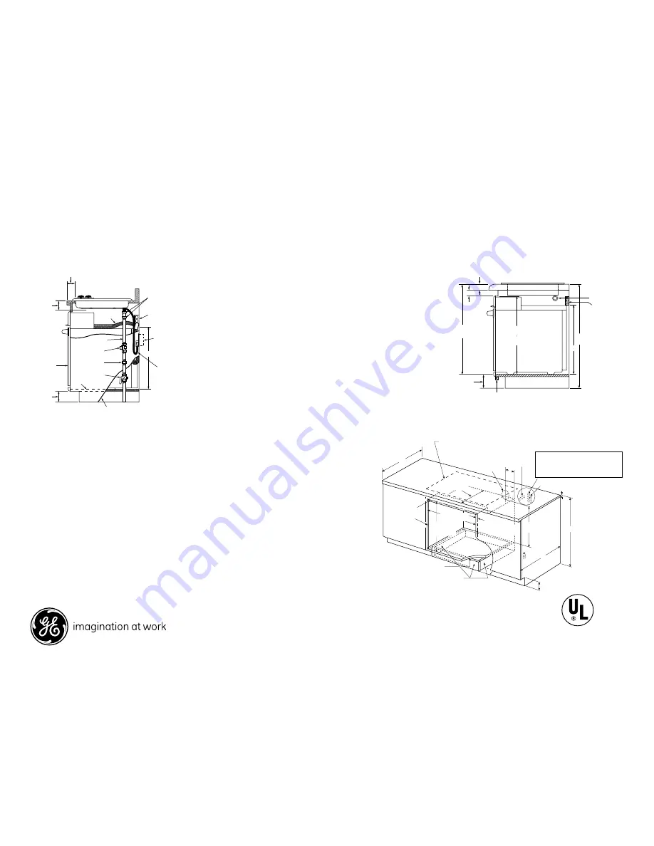 GE JTP70SP Dimensions And Installation Information Download Page 2